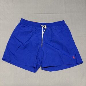 Ralph Lauren Polo Swim Trunks Shorts True Blue Size XL Pony Logo